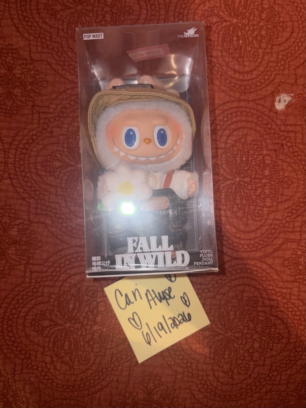 Pop Mart Fall In Wild Plush Doll Pendant - White